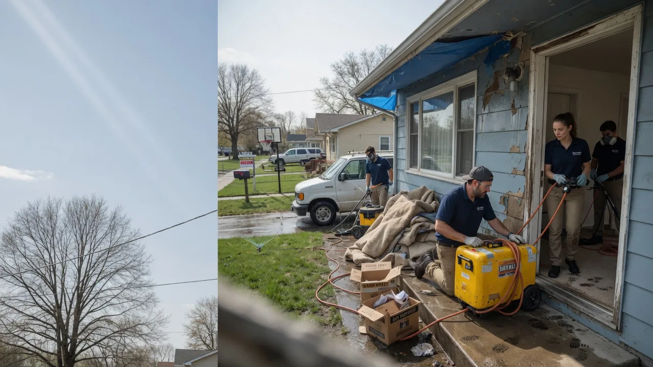 Basement Flood Cleanup in Union, KY near me